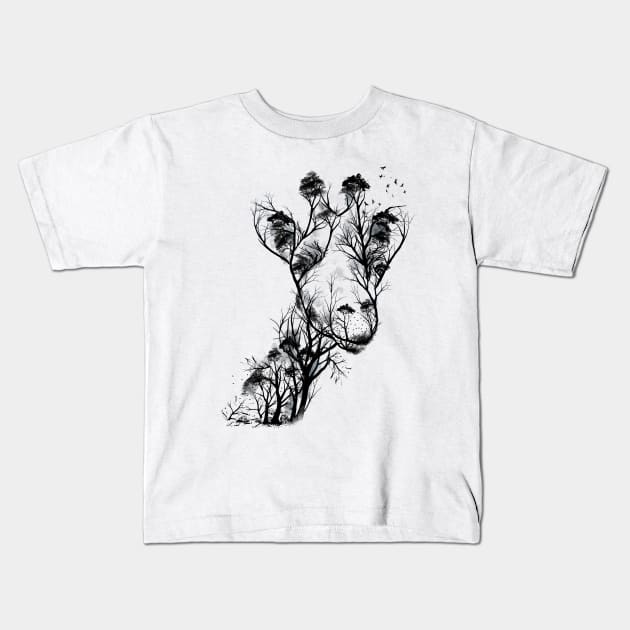 Wildlife Kids T-Shirt by DANDINGEROZZ